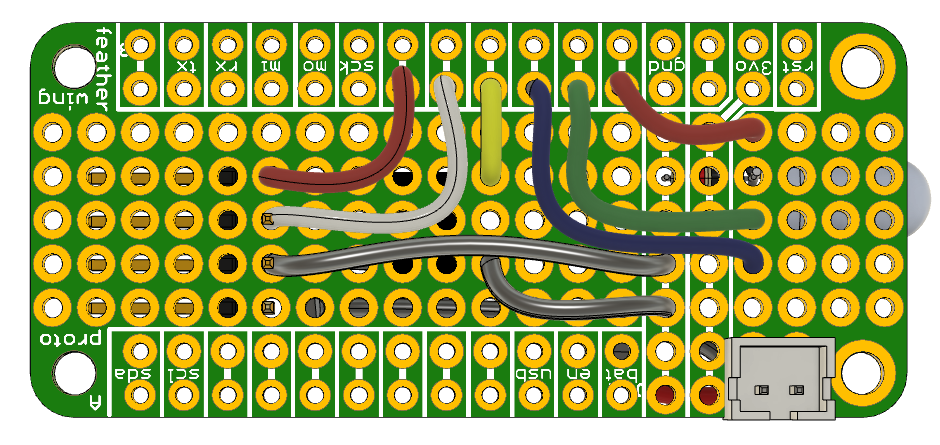Bottom of the Proto board engineered
